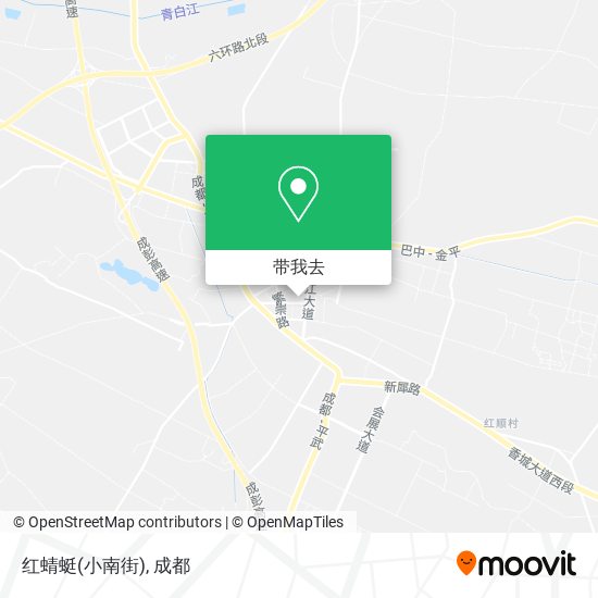 红蜻蜓(小南街)地图