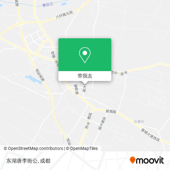 东湖唐李衙公地图