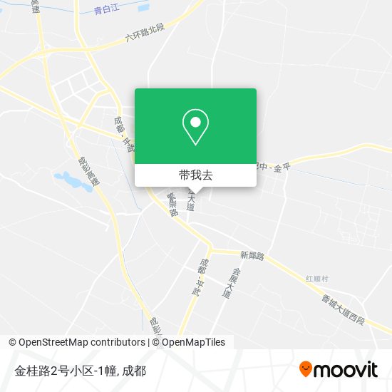 金桂路2号小区-1幢地图