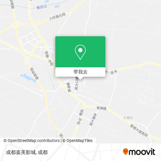 成都嘉美影城地图