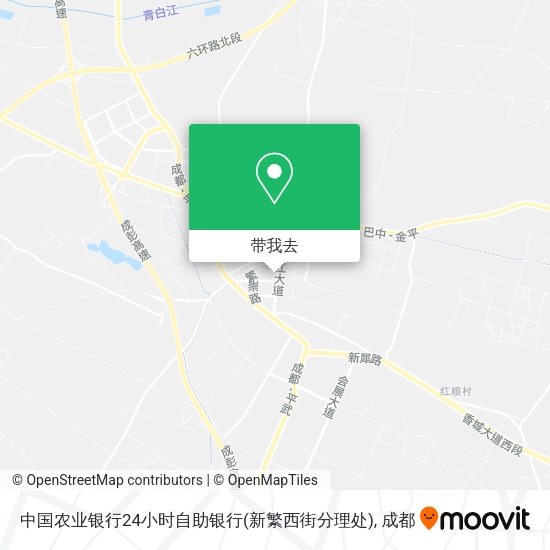 中国农业银行24小时自助银行(新繁西街分理处)地图