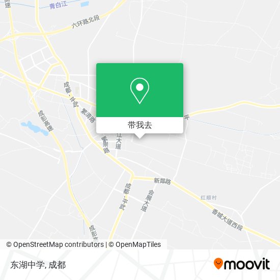 东湖中学地图