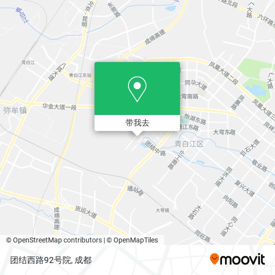 团结西路92号院地图