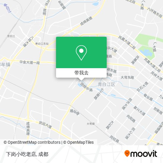 下岗小吃老店地图
