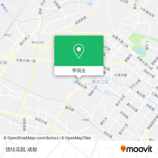 团结花园地图