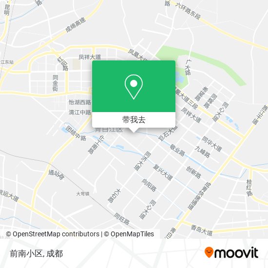 前南小区地图