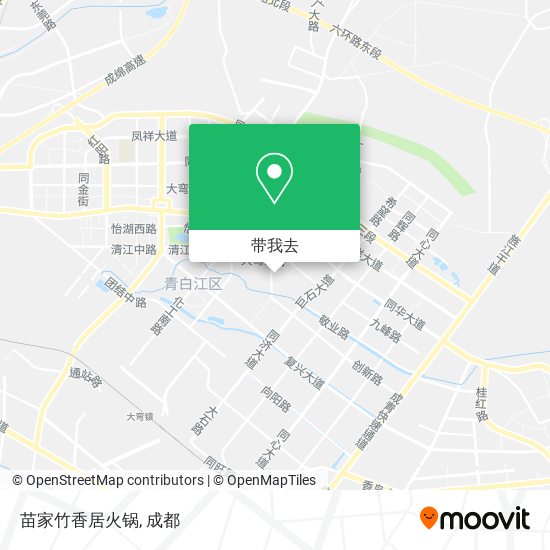 苗家竹香居火锅地图