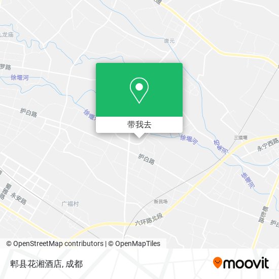 郫县花湘酒店地图