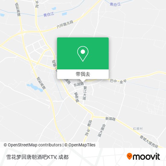 雪花梦回唐朝酒吧KTV地图