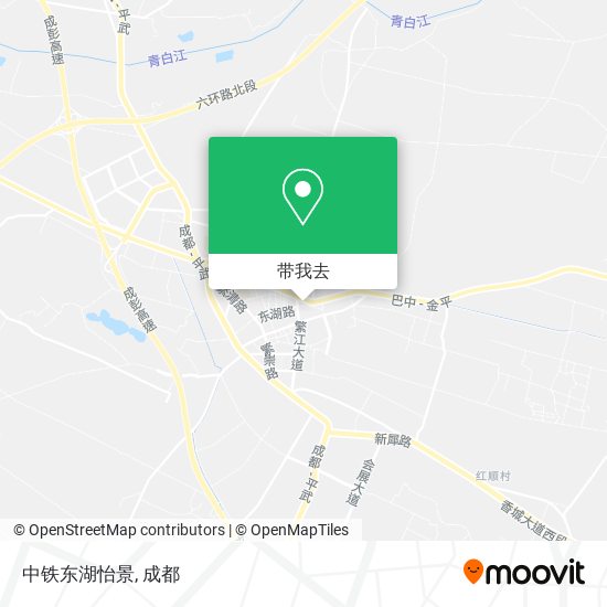 中铁东湖怡景地图