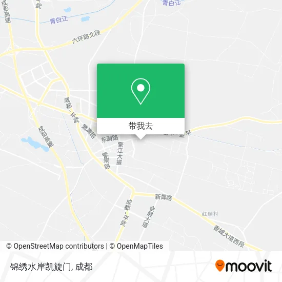 锦绣水岸凯旋门地图