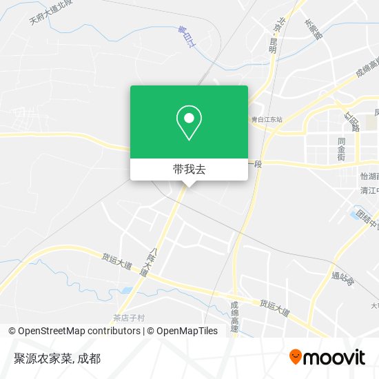 聚源农家菜地图