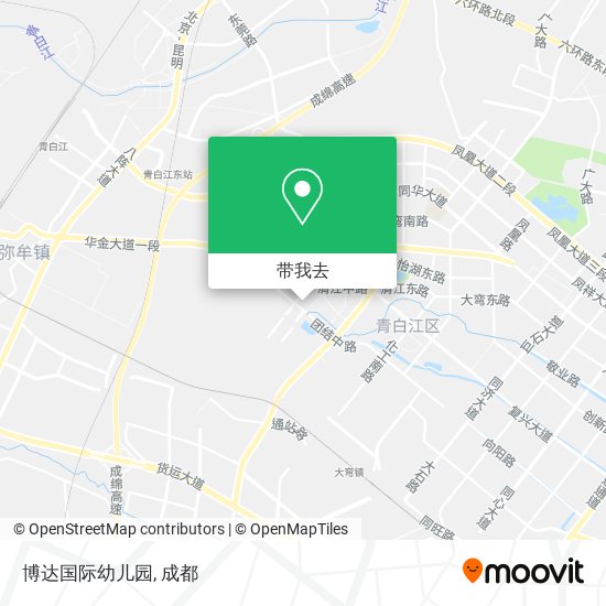 博达国际幼儿园地图