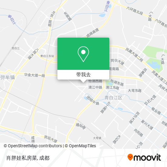 肖胖娃私房菜地图