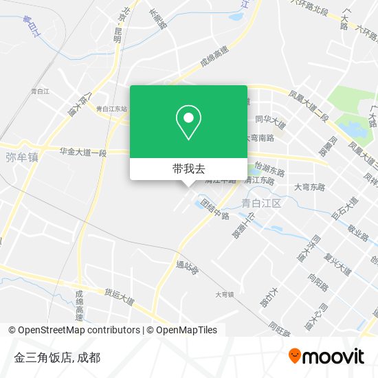 金三角饭店地图