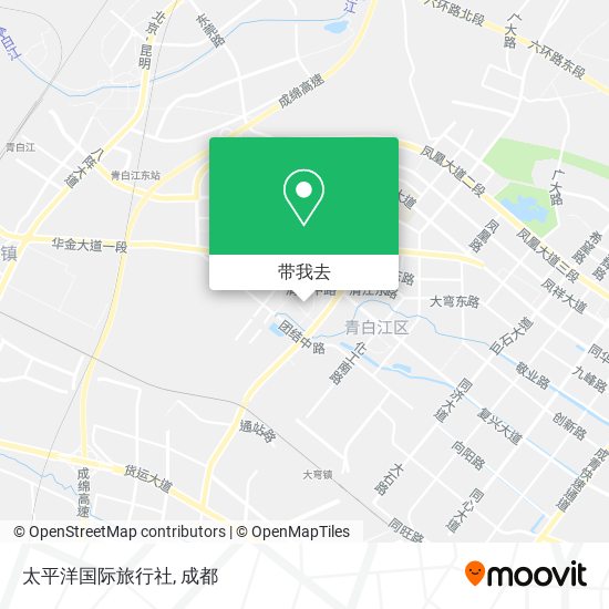 太平洋国际旅行社地图