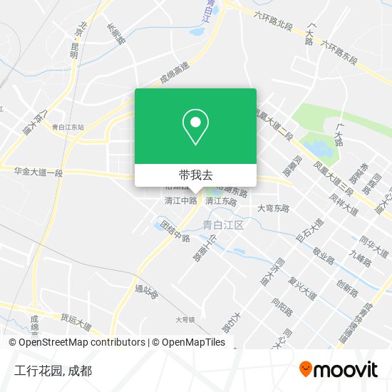 工行花园地图