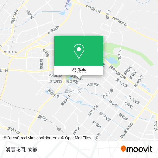 润嘉花园地图