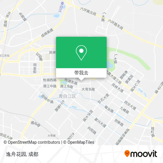 逸舟花园地图
