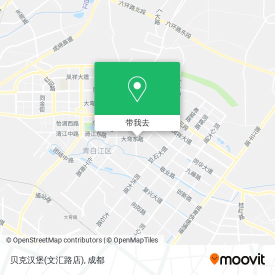 贝克汉堡(文汇路店)地图