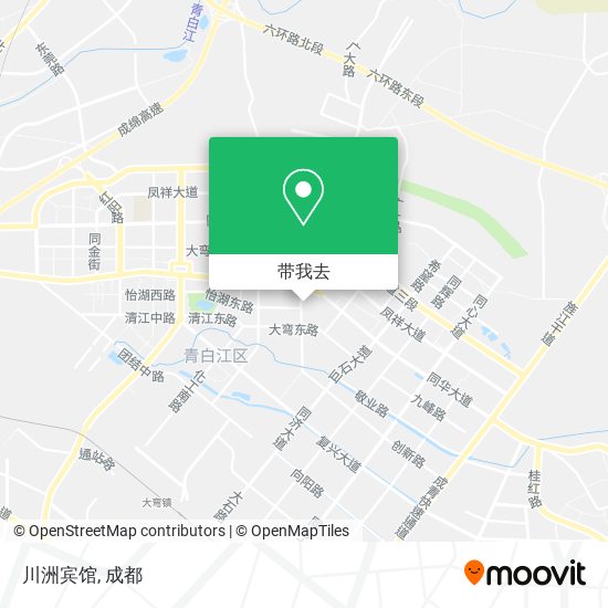 川洲宾馆地图