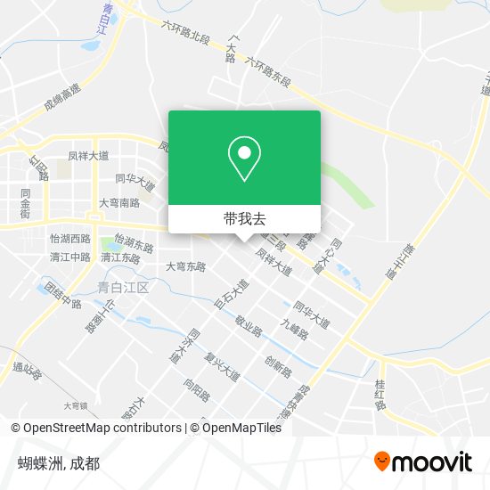 蝴蝶洲地图