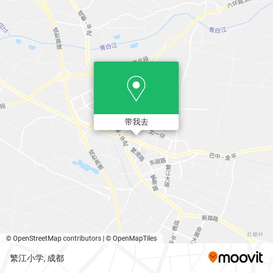 繁江小学地图