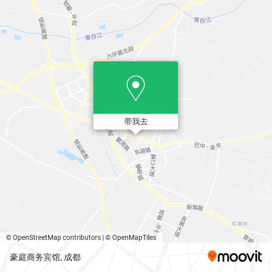豪庭商务宾馆地图