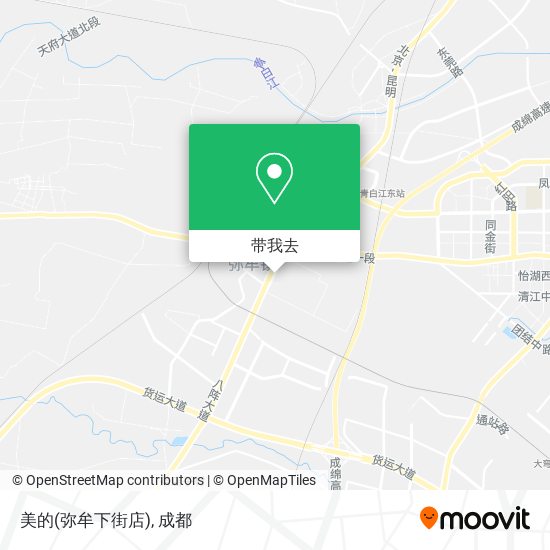 美的(弥牟下街店)地图