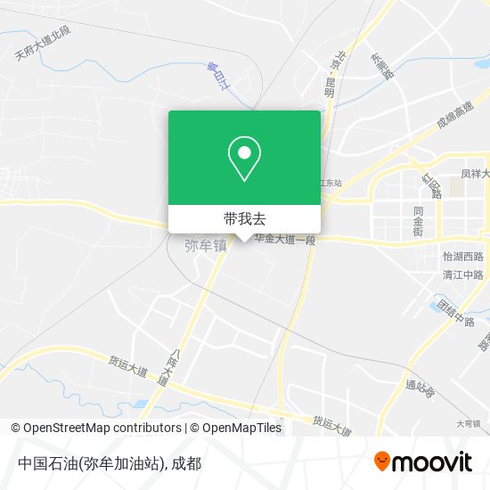 中国石油(弥牟加油站)地图