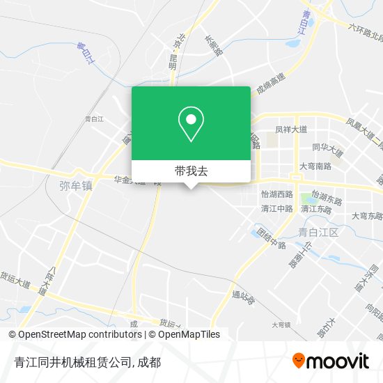 青江同井机械租赁公司地图