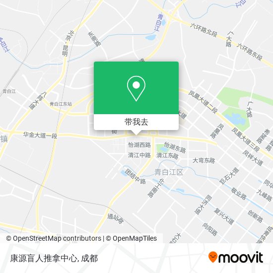 康源盲人推拿中心地图