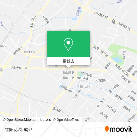 红阳花园地图