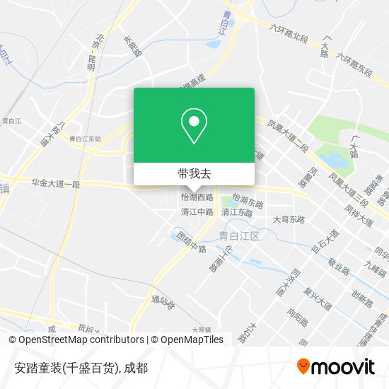 安踏童装(千盛百货)地图