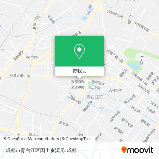 成都市青白江区国土资源局地图