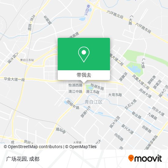 广场花园地图