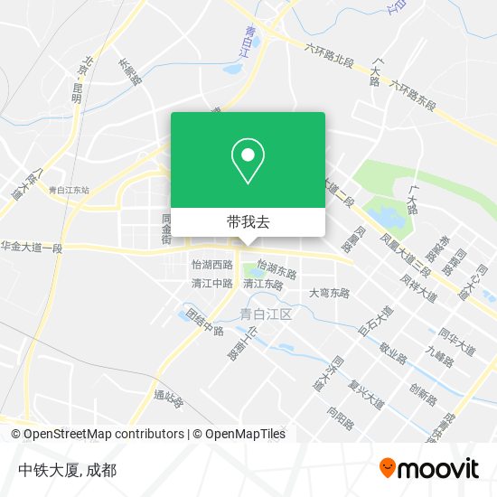 中铁大厦地图