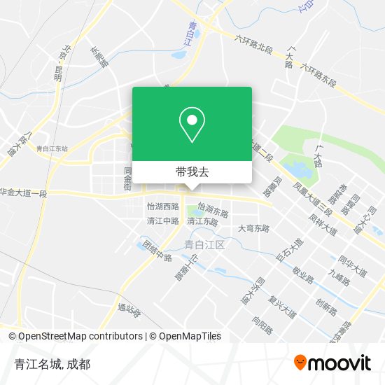 青江名城地图