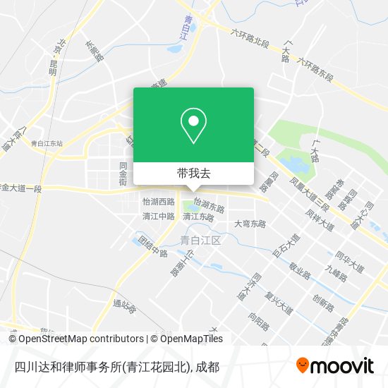 四川达和律师事务所(青江花园北)地图