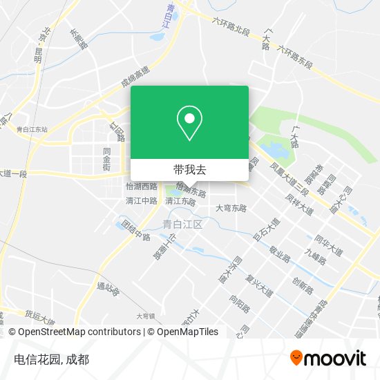 电信花园地图