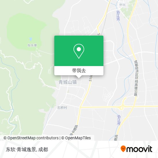 东软·青城逸景地图