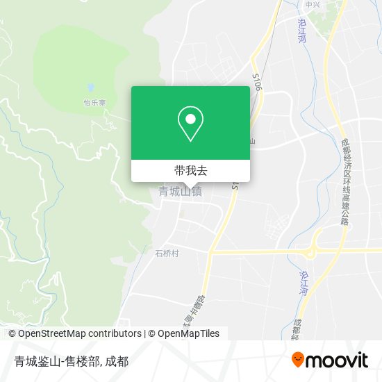 青城鉴山-售楼部地图