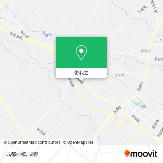 成都西镇地图