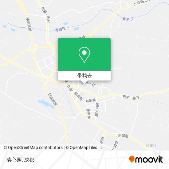 清心园地图