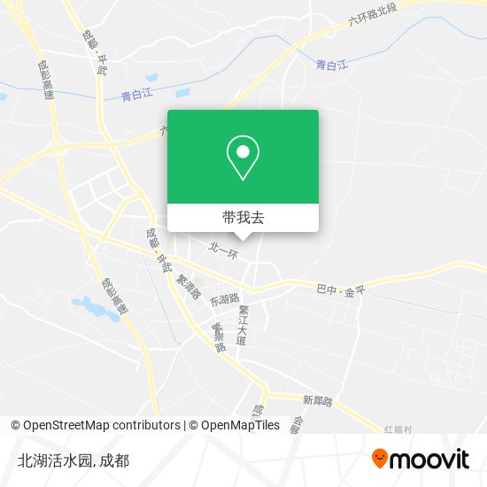 北湖活水园地图