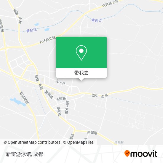 新窗游泳馆地图