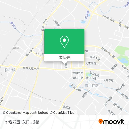 华逸花园-东门地图