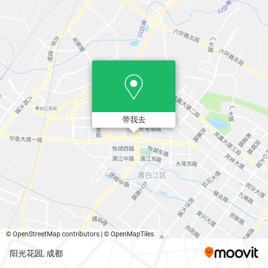 阳光花园地图