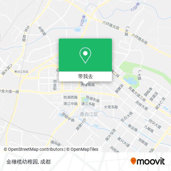 金橄榄幼稚园地图
