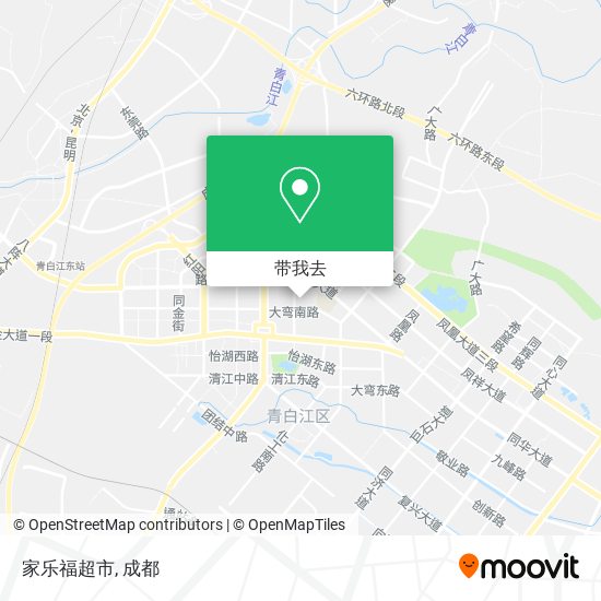 家乐福超市地图